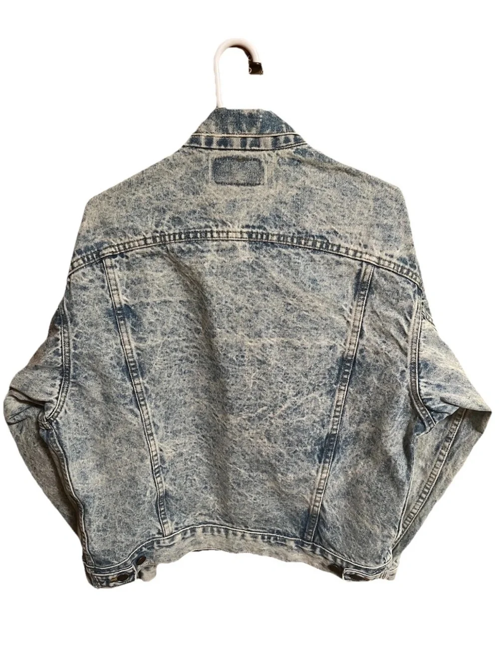 Vintage Levi’s 70507-0219 Acid Wash Denim Trucker Jacket USA Made Size L 523 - Picture 2 of 13